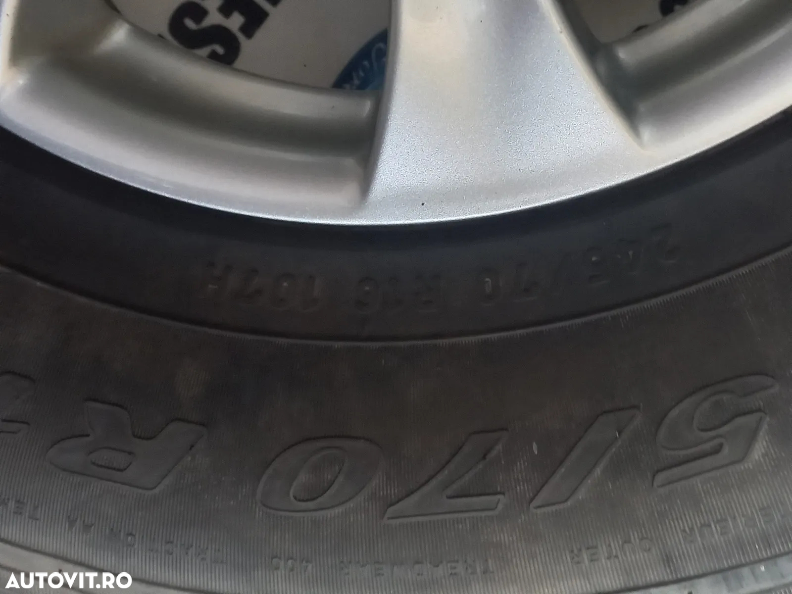 Set Jante Aluminiu Mitsubishi Pajero L200 Nissan Patrol Terrano Etc. Prezoane 6x5.5 Inch Anvelope 245/70R16 - 12