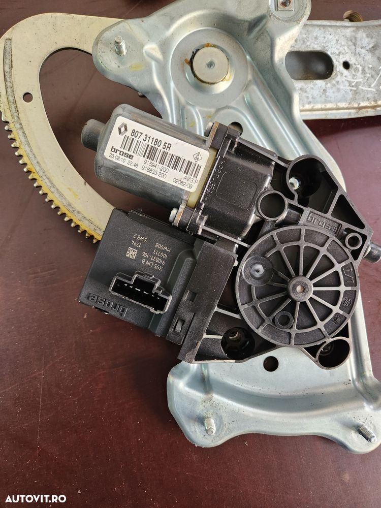 Macara Geam Electrica Fata Spate Renault Scenic 3 Grand Scenic 3 An 2008-2009-2010-2011-2012-2013-2 - 8