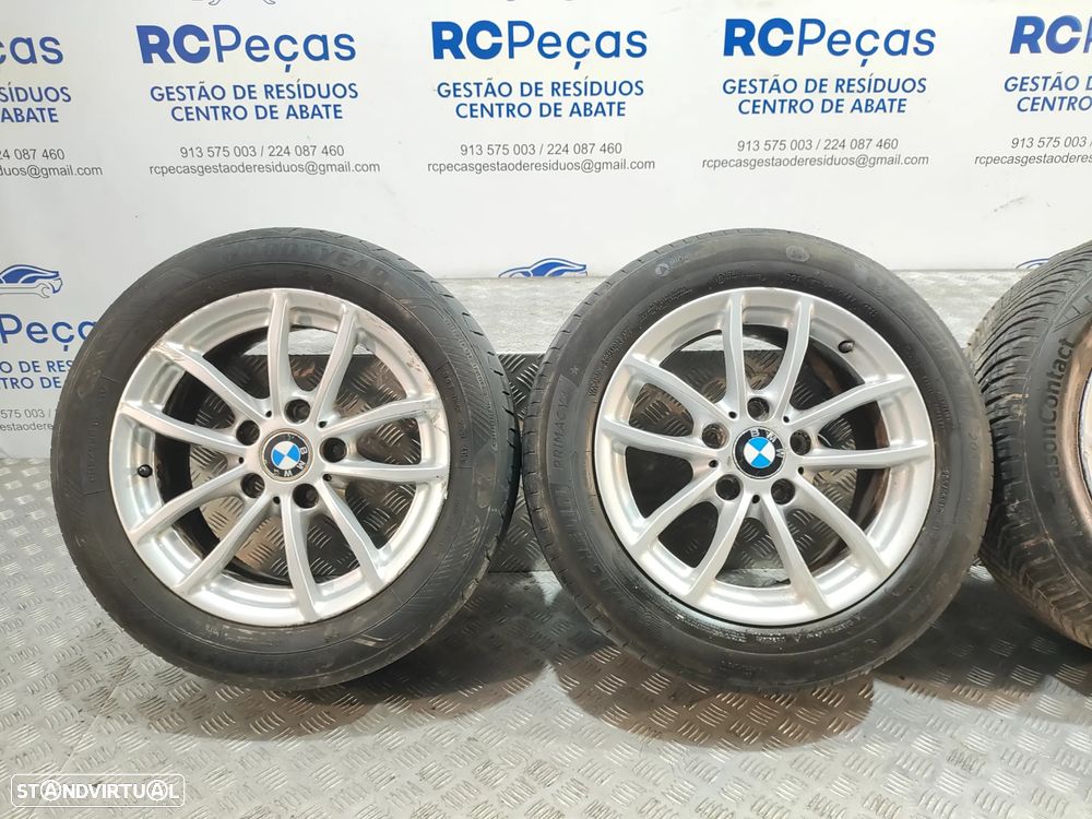 Conjunto jantes Ronal 16 originais BMW Serie 1 F20 F21 7J ET40 5x120 - 4
