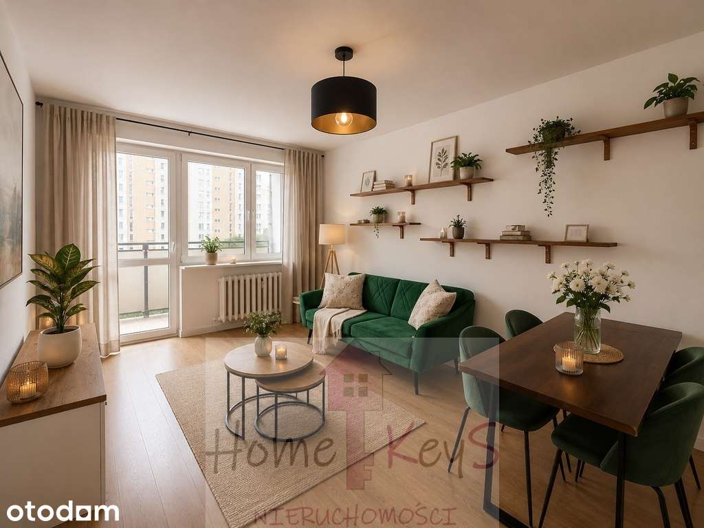 3 pok. 61m² | Zielone osiedle | Parking | Balkon