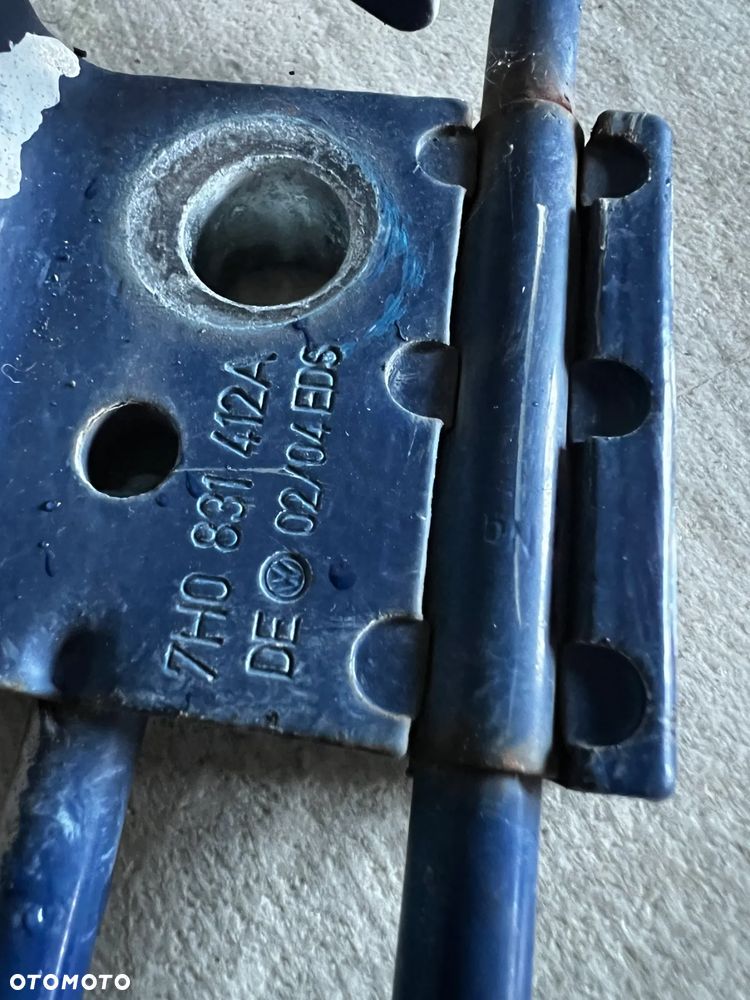 ZAWIAS DRZWI PRAWY LEWY PRZÓD VW TRANSPORTER T5 T6 7H0831411A 7H0831412A - 3