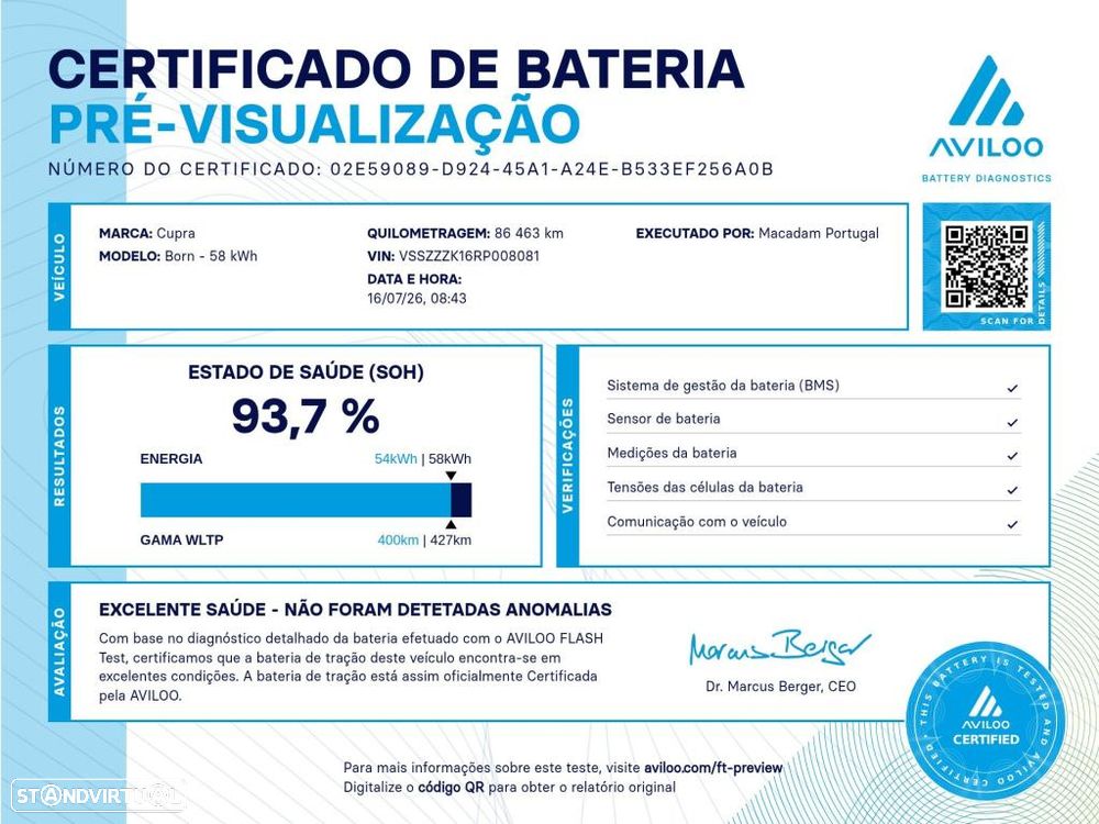 CUPRA Born 58 kWh — fotografia 12