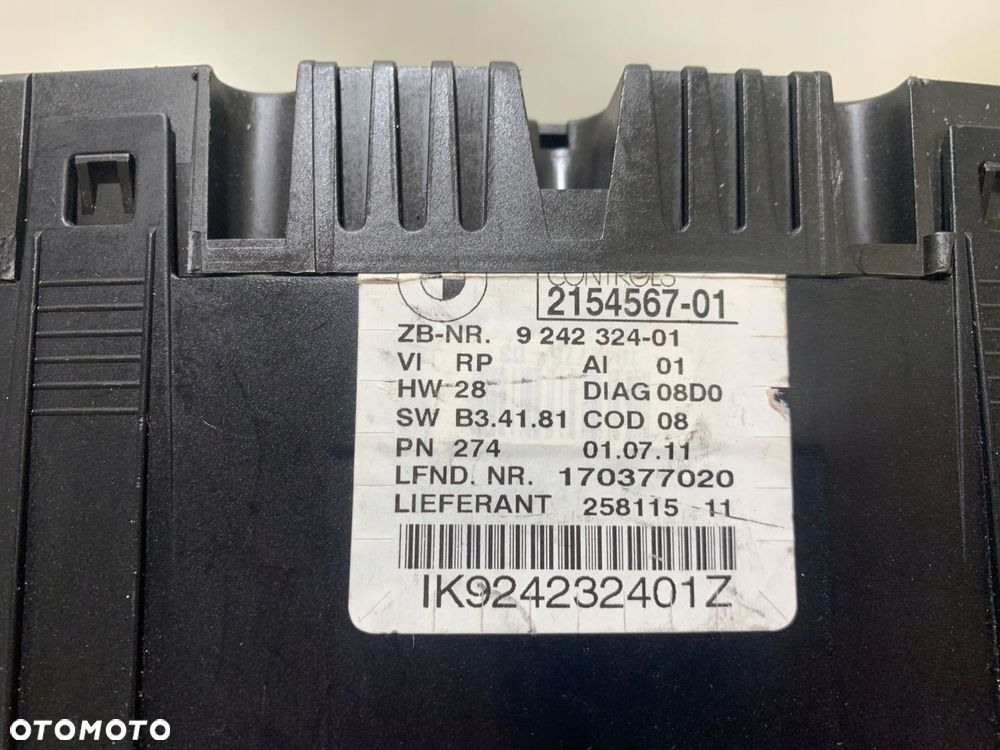 licznik zegary 9242324 bmw seria 1 e87 - 5