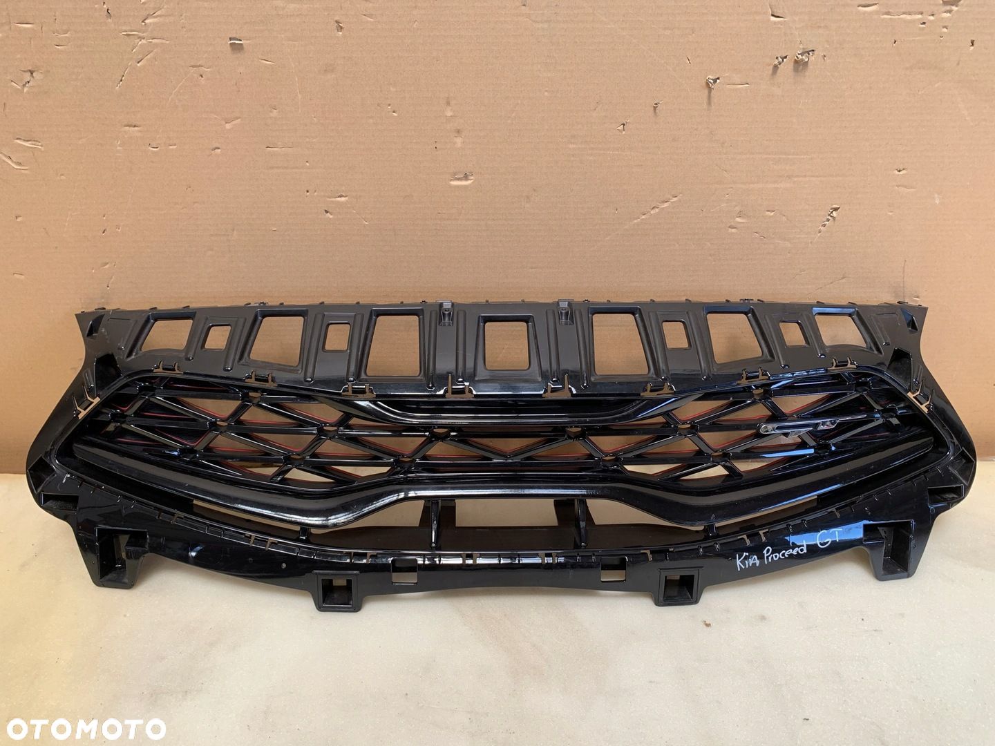 KIA CEED III LIFT GT 2021- GRILL ATRAPA ZDERZAKA PRZÓD 86350-J7LA0 - 1