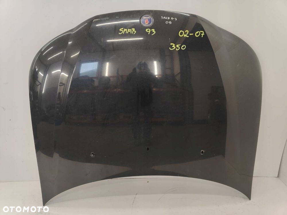 saab 93 02-07 maska pokrywa silnika - 1