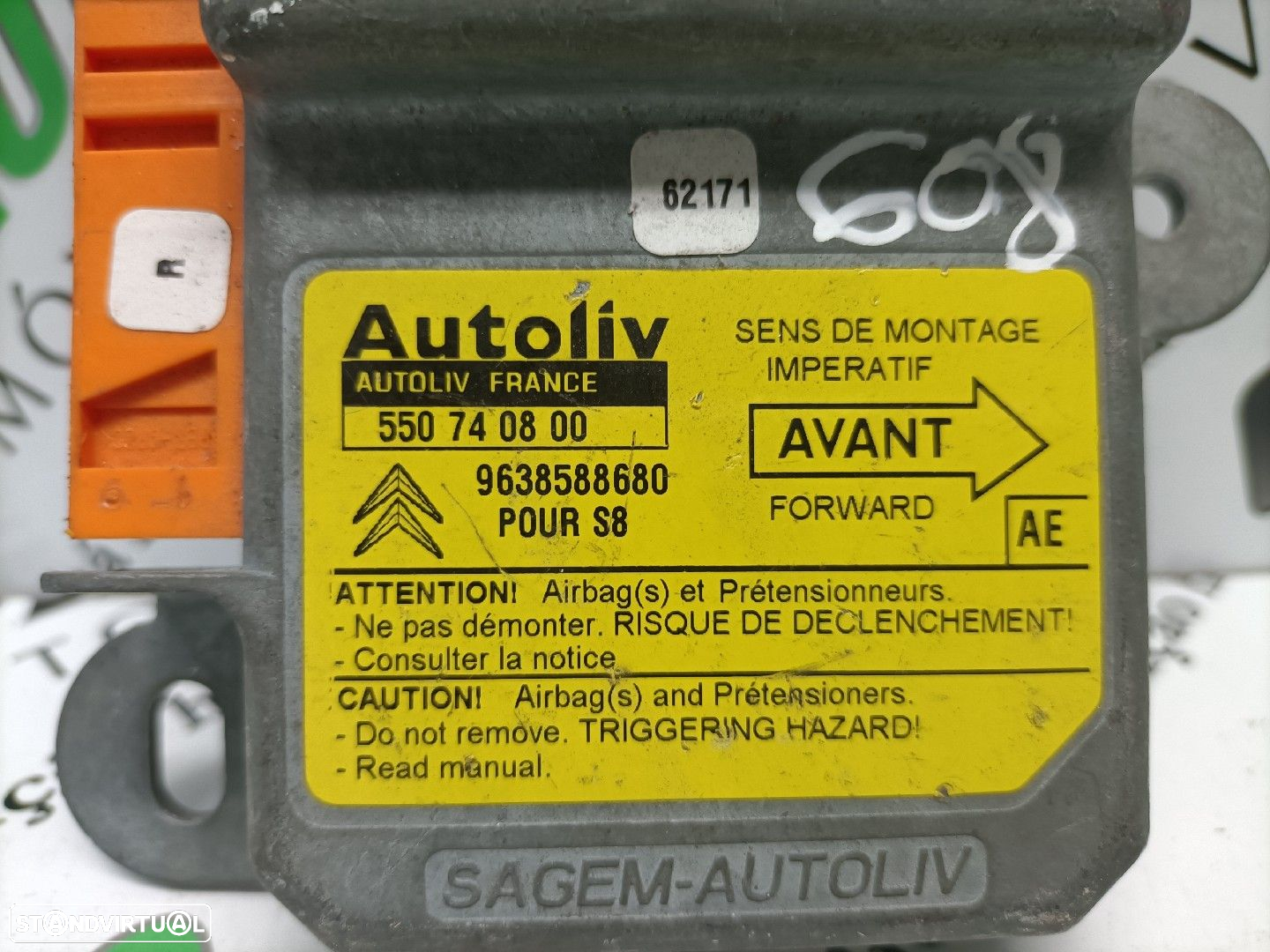 Centralina Airbags Citroën Saxo (S0, S1) - 2
