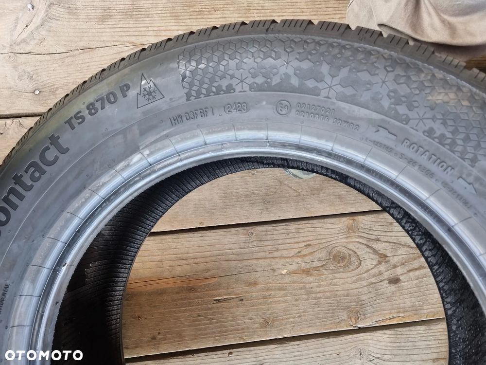 Opony CONTINENTAL WINTERC ONTACT TS 870P 215/65R17 2023r,7/6,2mm bdb stan - 12