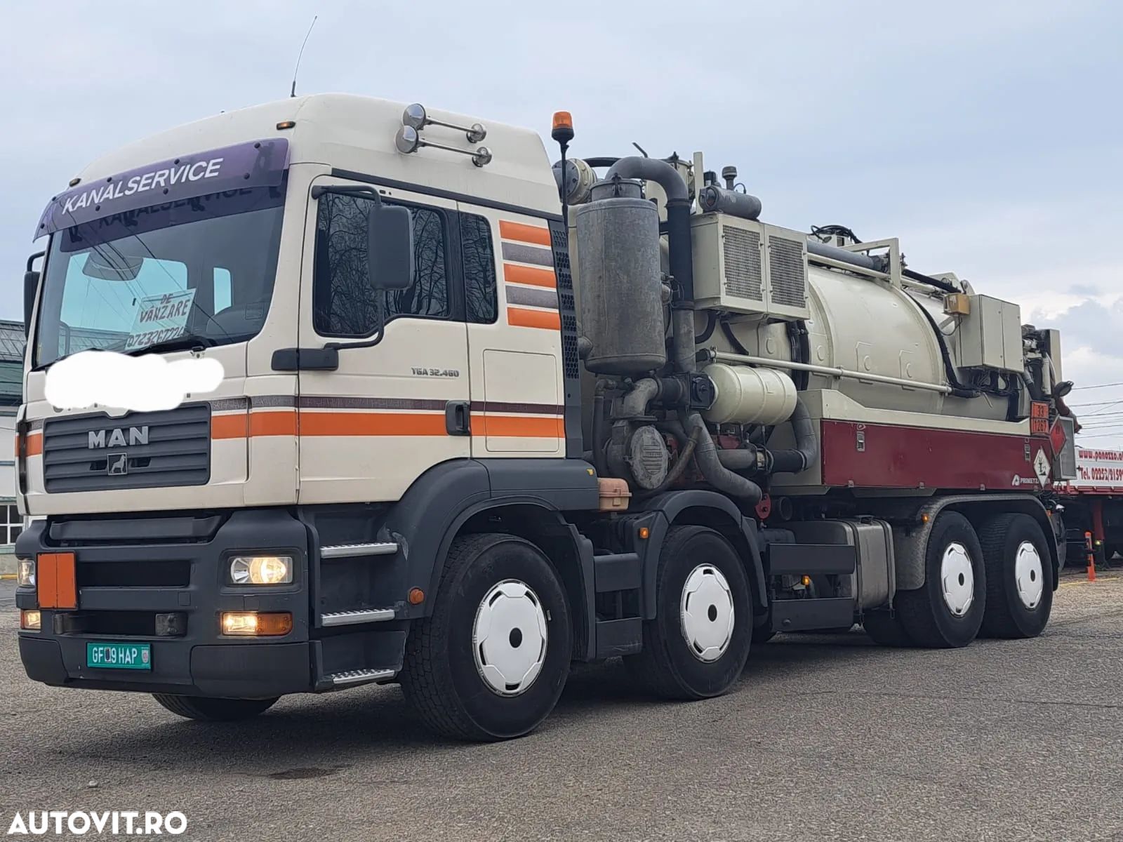 MAN 32.463 FFDC VIDANJA ADR Clasa III INOX -PRET NET + TVA- - 1