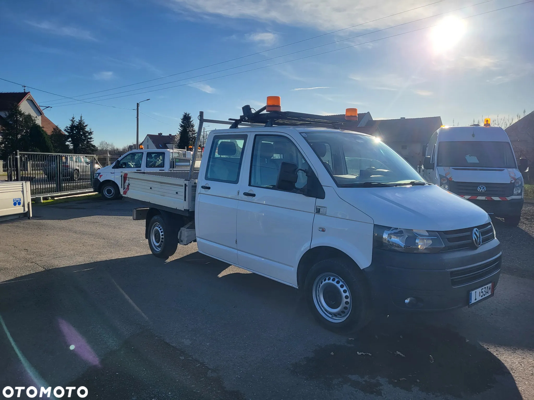 Volkswagen Transporter t5 lift doka super stan klima tablica świetlna - 8