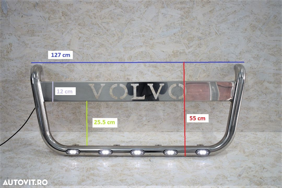 Bullbar suporti lumini si proiectoare Volvo Euro 5 Globetrotter / XL - 2