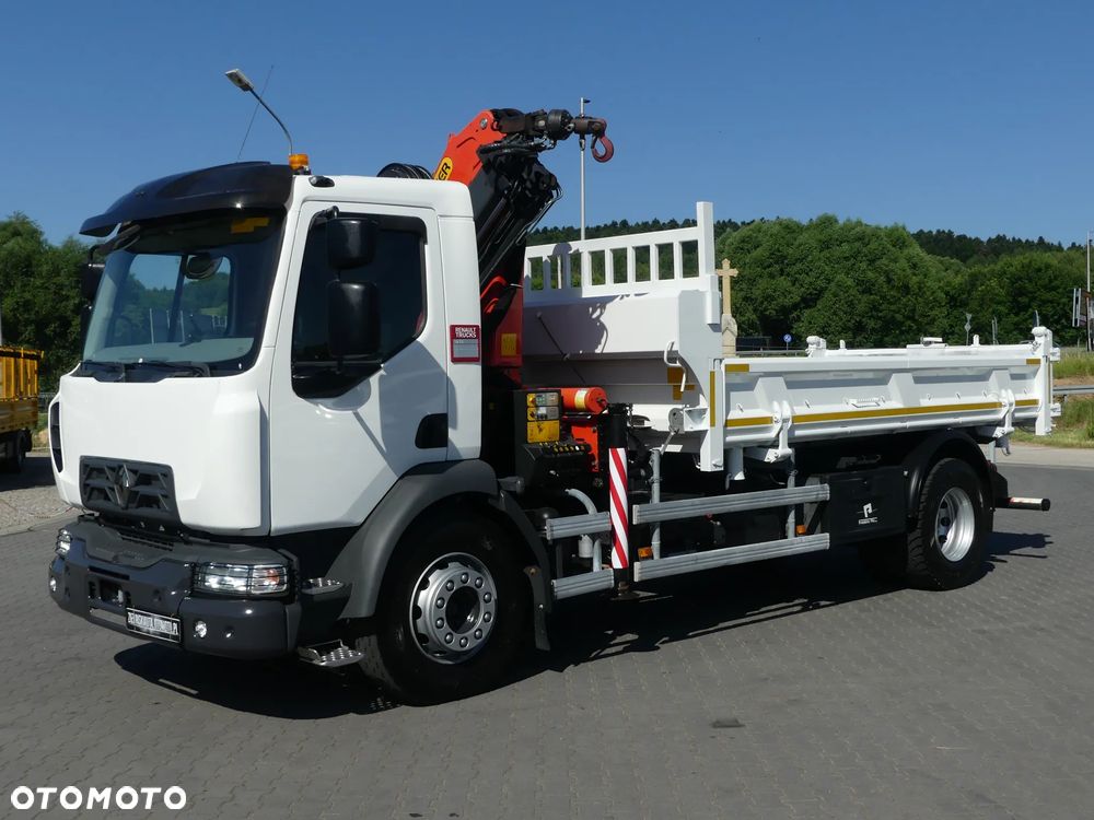 Renault D 18.280 / WYWROTKA 2 STR + HDS SKŁADANY W Z / NISKI PRZEBIEG / - 8
