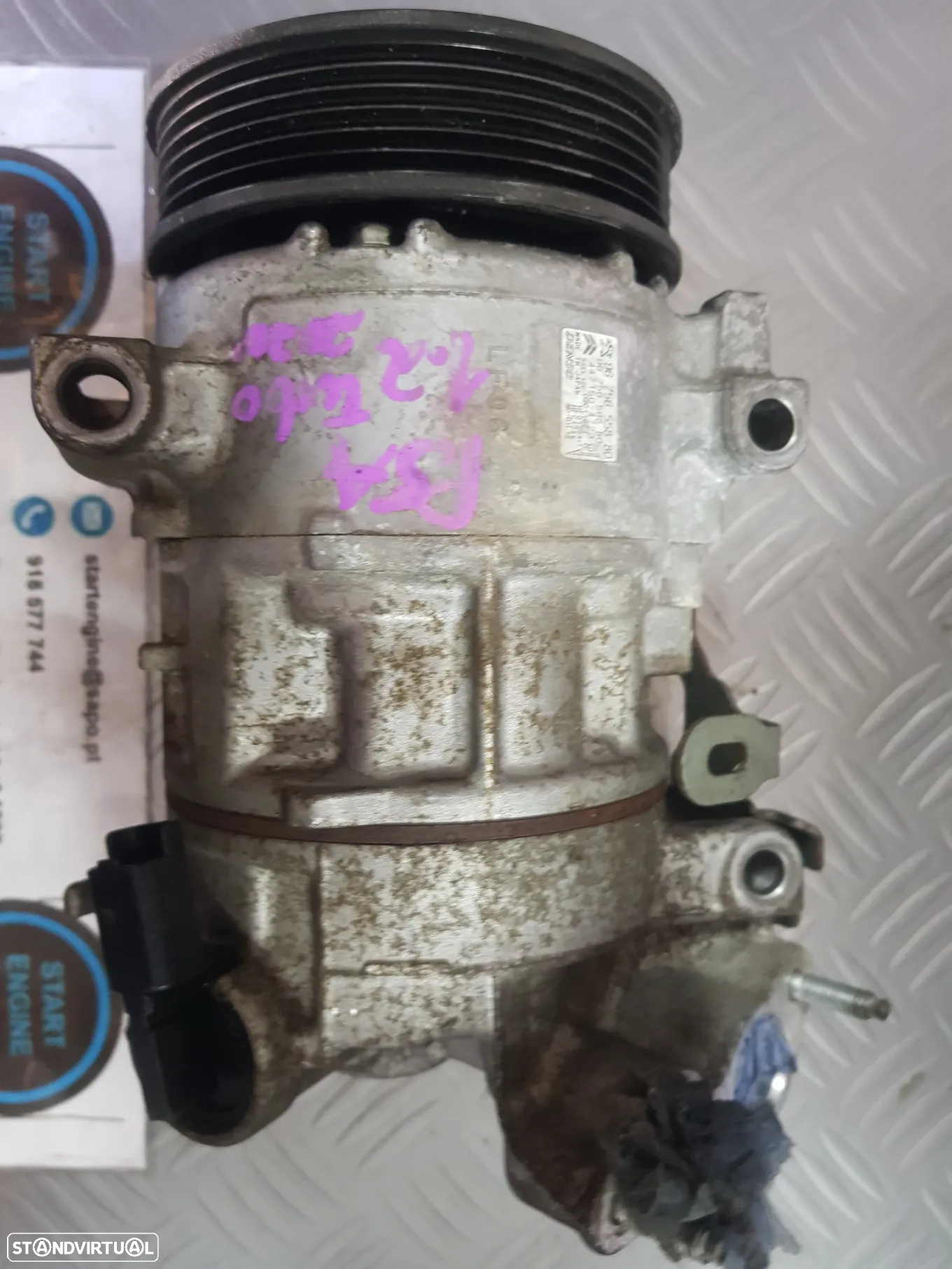 Compressor Ar condicionado AC 1.2 puretech Peugeot 5008 3008 208 2008 Citroen C3 DS3 2015-2024 varias referencias - 5