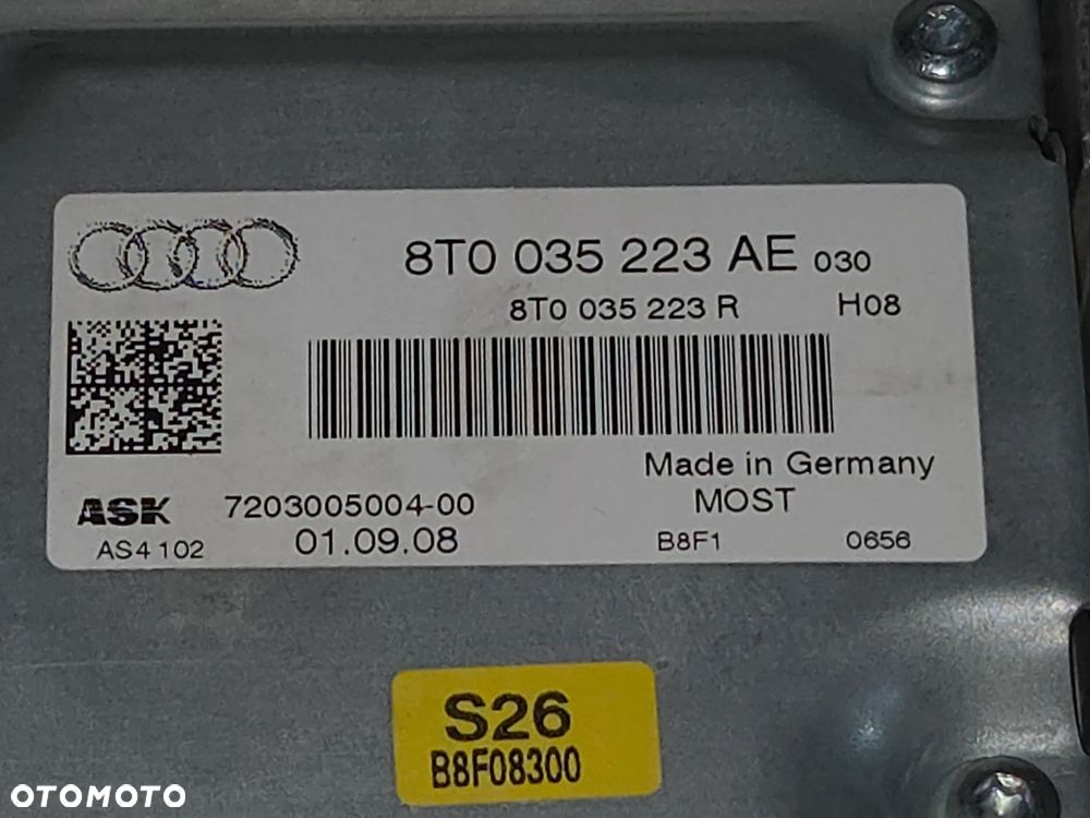 AUDI A4 B8 A5 WZMACNIACZ DŹWIEKU AUDIO 8T0035223AE - 2