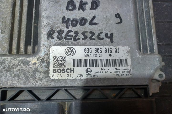 Calculator motor ECU 03G906016AJ 0281011730 - 2.0 BKD 03G906016AJ 028 - 3