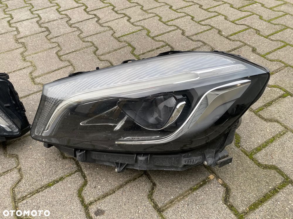 MERCEDES 176 lift lampy przednie led performance kpl. moduly anglik - 3
