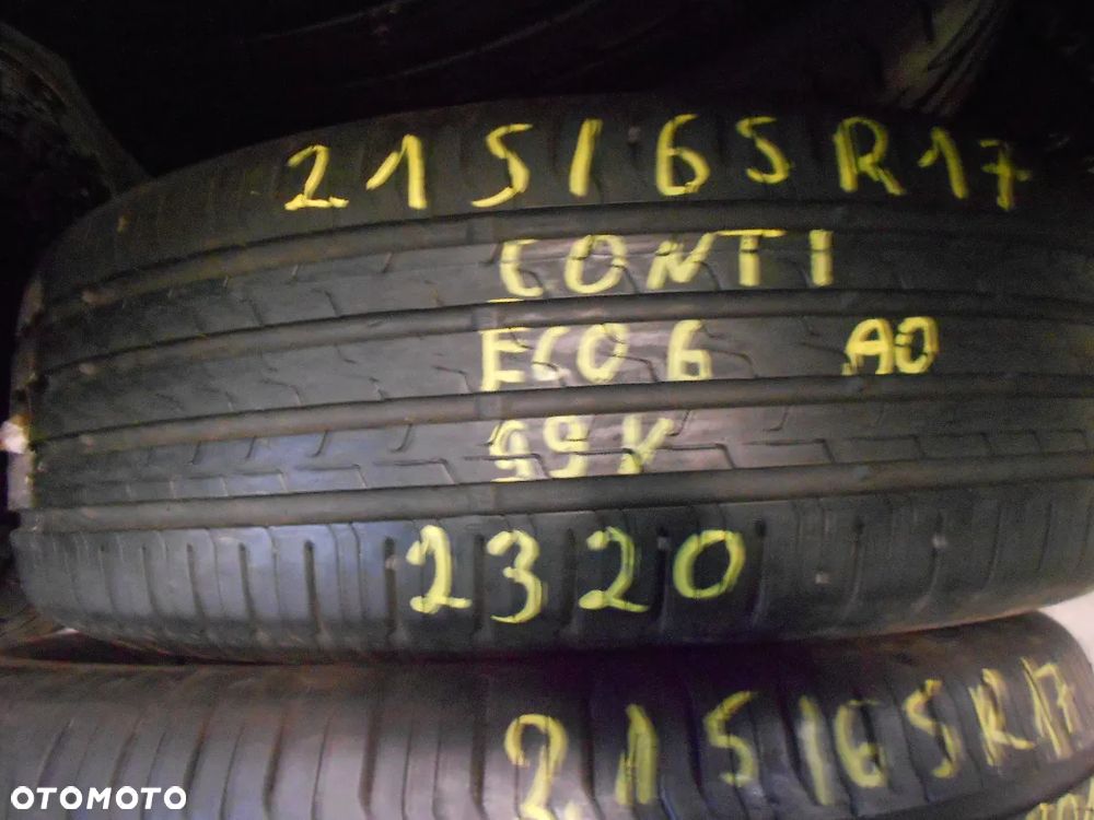 OPONY 215/65R17 CONTINENTAL ECO CONTACT 6 AO DOT 0322 /2320 7,2MM - 2