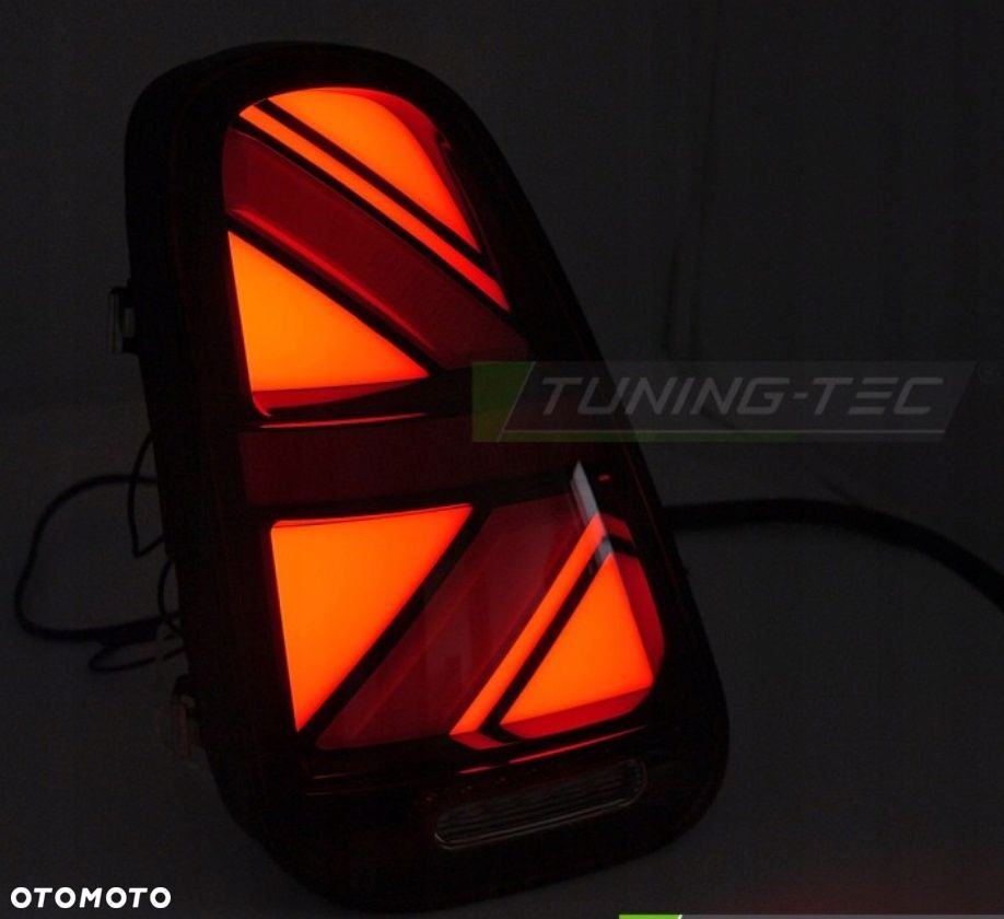 Lampy tylne kpl Full Led Bar Neon Tuning Black Mini Cooper r50 r52 r53 2001 - 3