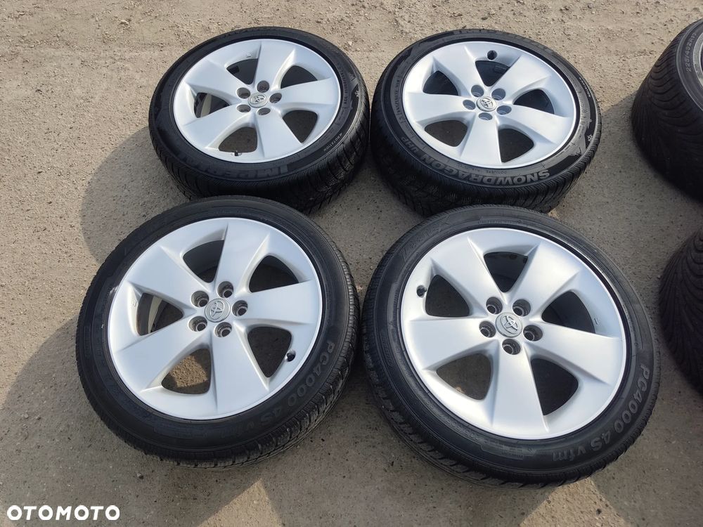 5x100 Felgi Aluminiowe Alufelgi Oryginalne 17 Koła Zimowe Całoroczne TOYOTA AVENSIS I II 2 CELICA CARINA E MATRIX PRIUS 6mm Legnica ALU-RAD 205/50 - 1