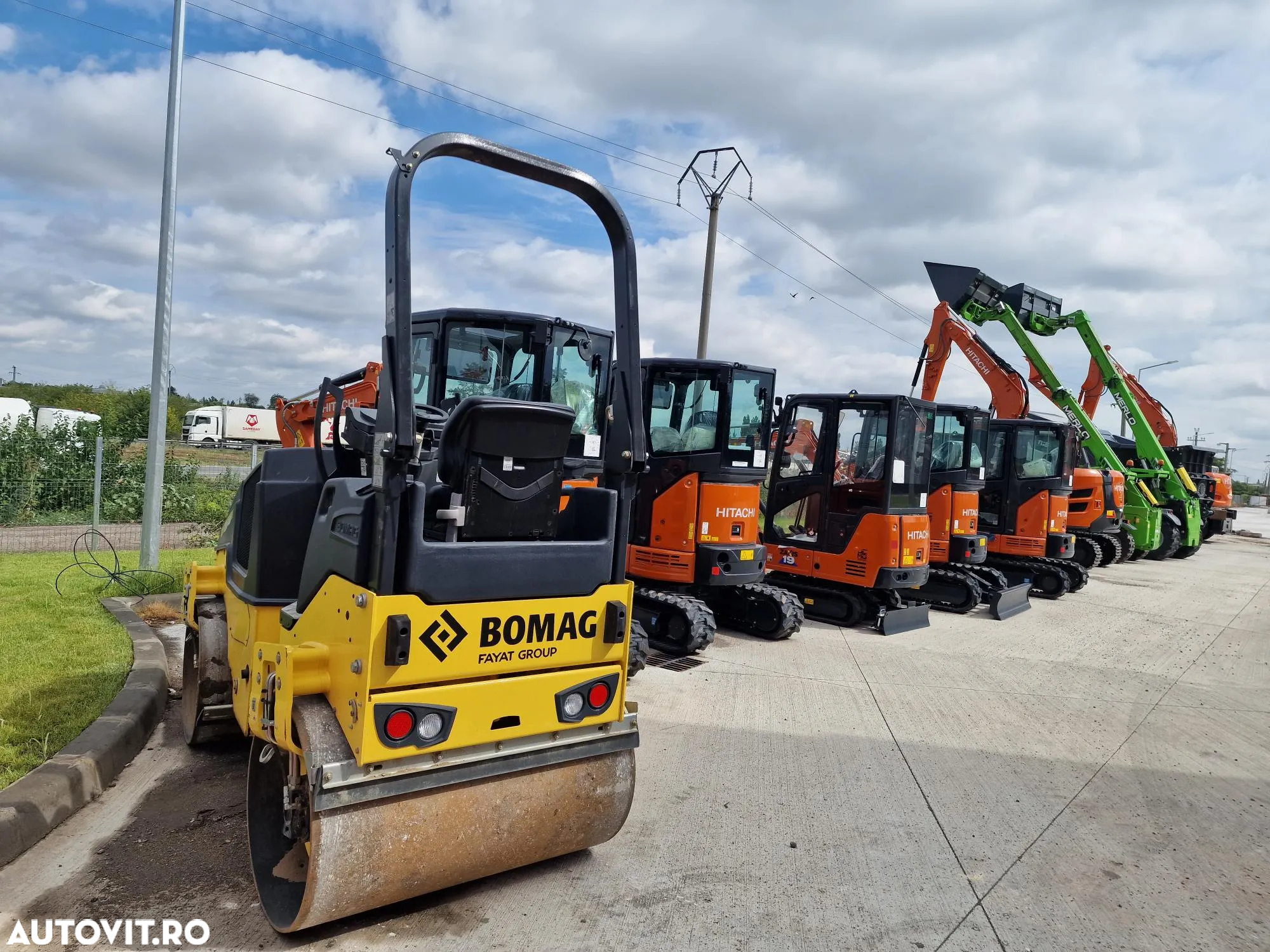 Bomag BG120, 2023, 93h, latime tambur 1,2m, Masa op 2,7t, motor Kubota, posibilitate leasing-31900 EUR+Tva - 9