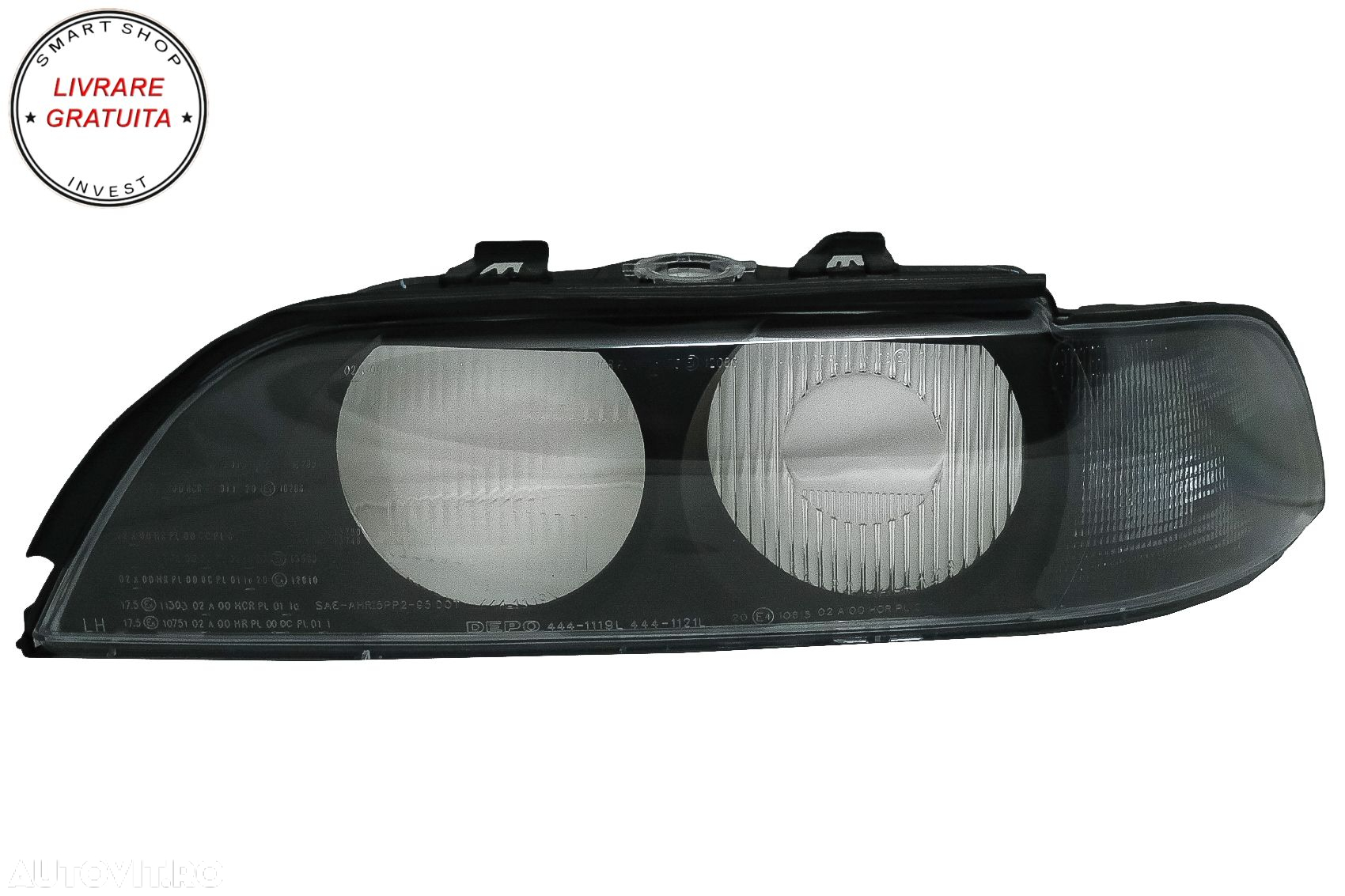 Set Sticle Faruri Stanga & Dreapta BMW Seria 5 E39 (1995-2000)- livrare gratuita - 3