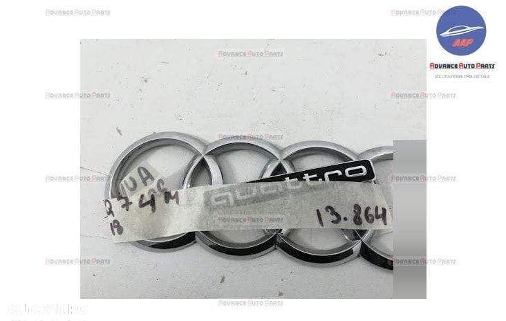 Emblema Audi Q7 4M 2015 2016 2017 2018 2019 2020 Originala - 3