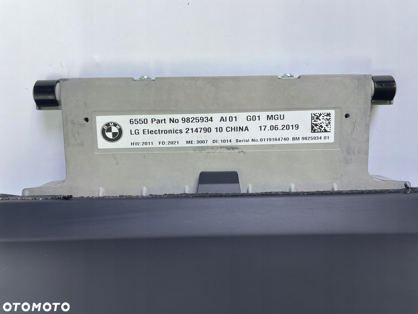 MONITOR WYŚWIETLACZ EKRAN DOTYKOWY BMW X3 G01 X4 G02 9825934 10.25 CAL - 9