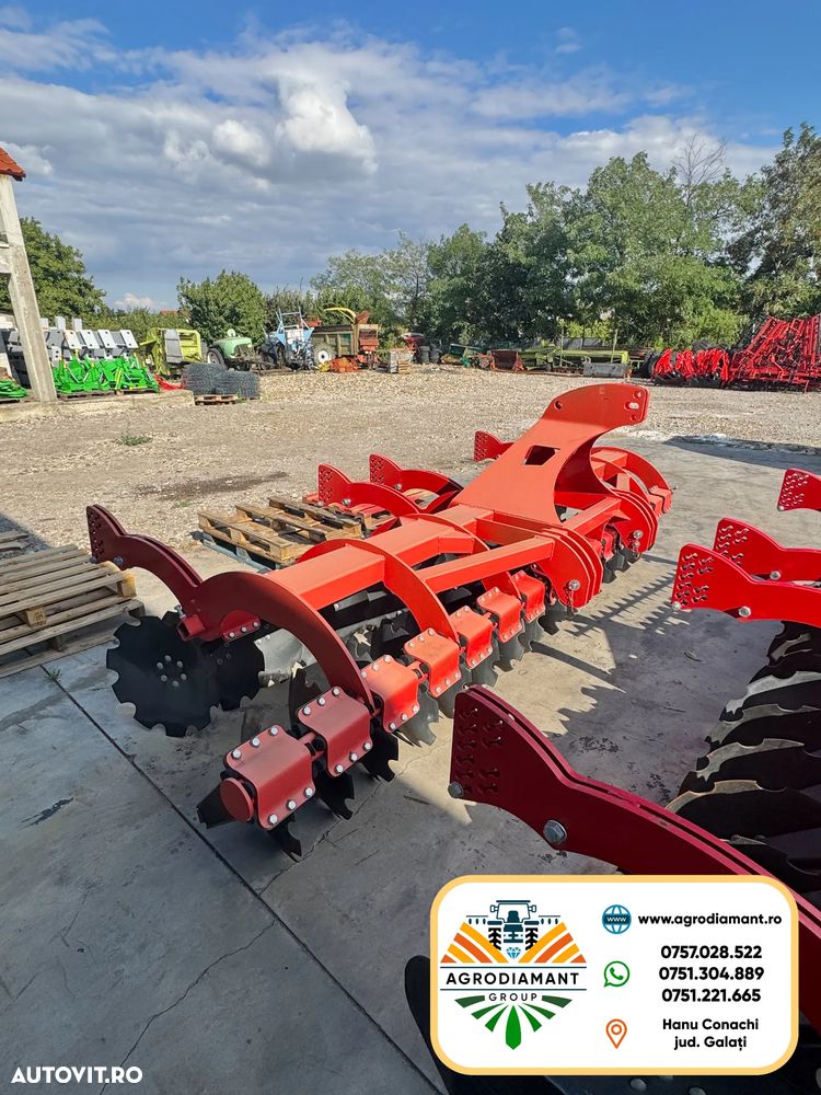STRUMIK TIGER 4M - Disc Agricol cu talere independente - tavalug COARDA sau ELICOIDAL - 3