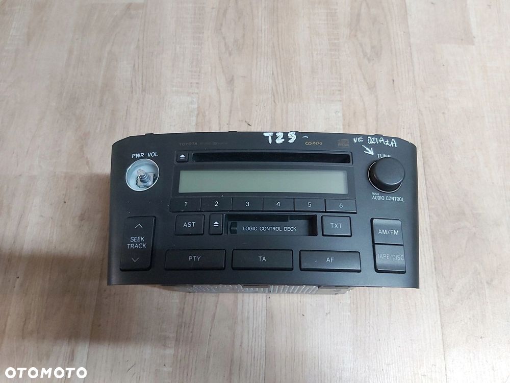 TOYOTA Avensis T25 Radio CD W53900 oryginał 86120-05070 - 1