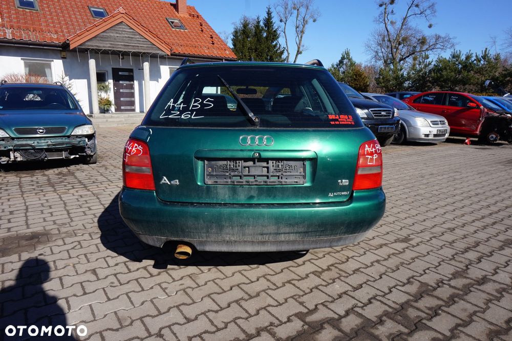 AUDI A4 B5 KOMBI 1998 LZ6L 1.8 20V ADR 125KM DDU ZIELONY na części - 4