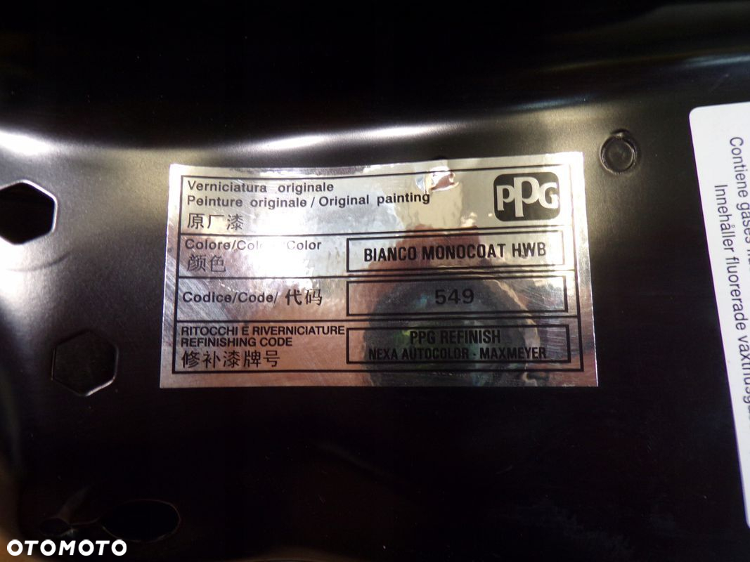 DUCATO BOXER JUMPER LIFT 14- WZMOCNIENIE GÓRNE NOWE ORYGINALNE - 4