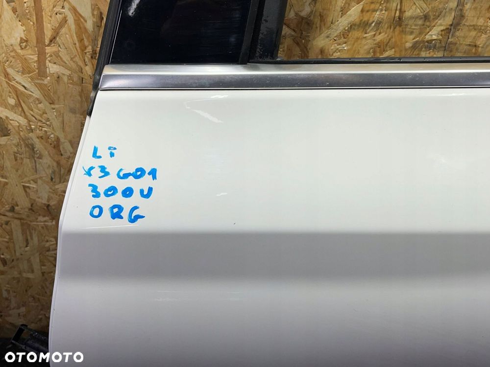 drzwi tylne tył strona lewa bmw x3 g01 a300 alpineweiss - 4