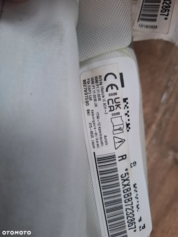 Peugeot 208 II lift kurtyna prawa 9827991580 - 3