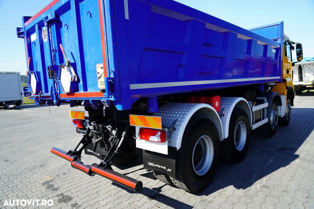 MAN TGS 35.500 / 8x4 / BASCULANTE / HYDROBURTA / BORDMATIK / NAVI / 2019 - 19