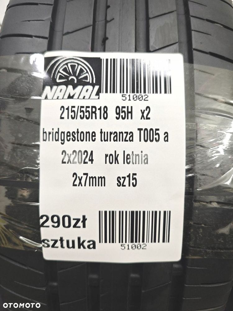 215/55R18 bridgestone 2024 opony letnie 7mm 51002 - 8