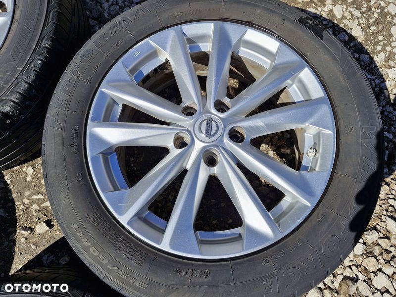NISSAN QASHQAI J11 FELGI ALUMINIOWE 5X114,3 17 CALI KOŁA X TRAIL RENAULT 4EA1A - 5
