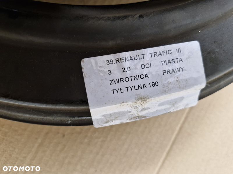 RENAULT TRAFIC 3 III 2.0 DCI PIASTA ZWROTNICA PRAWY TYŁ PRAWA TYLNA - 4