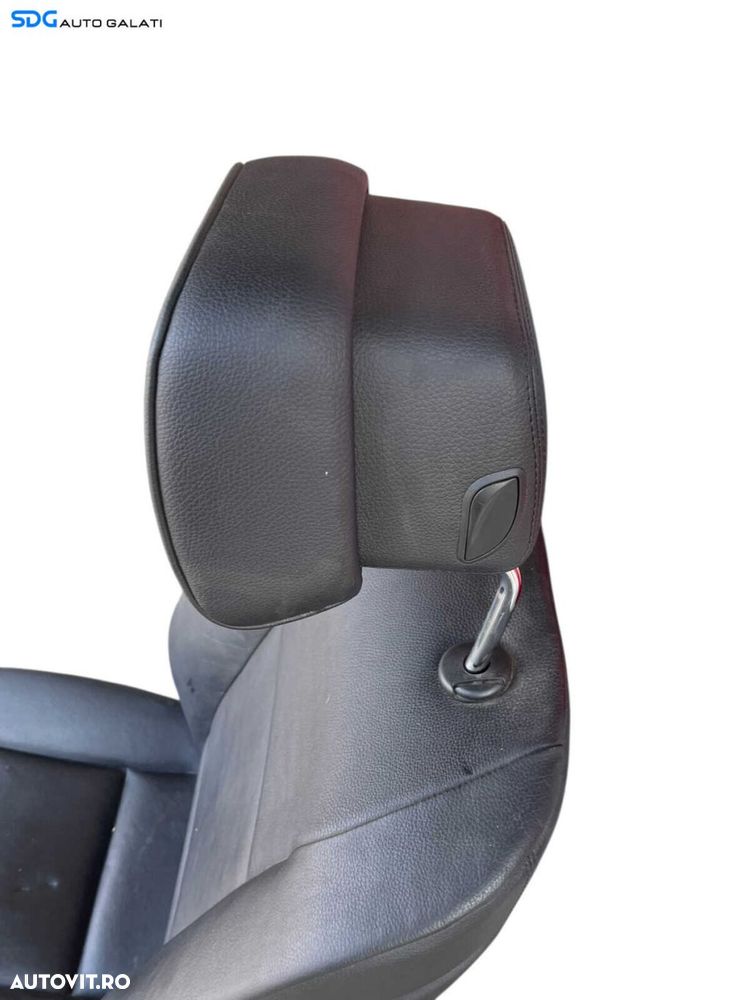 Scaun Piele Neagra cu Incalzire Stanga Fata Sofer BMW Seria 5 F10 F11 2009 - 2017 Cod 52107234966 52107266345 52109144893 52107230648 [B4800] - 8