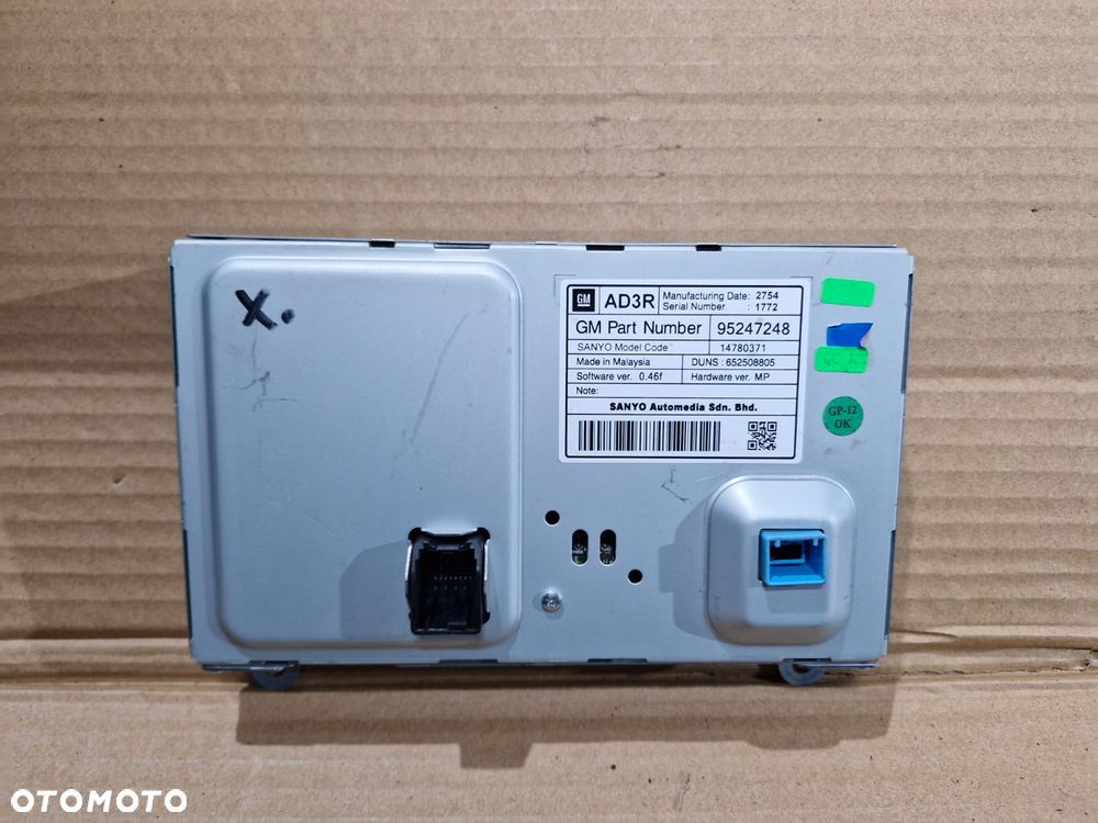 Wyświetlacz nawigacja Opel Astra J Insignia Zafira 95247248 - 2