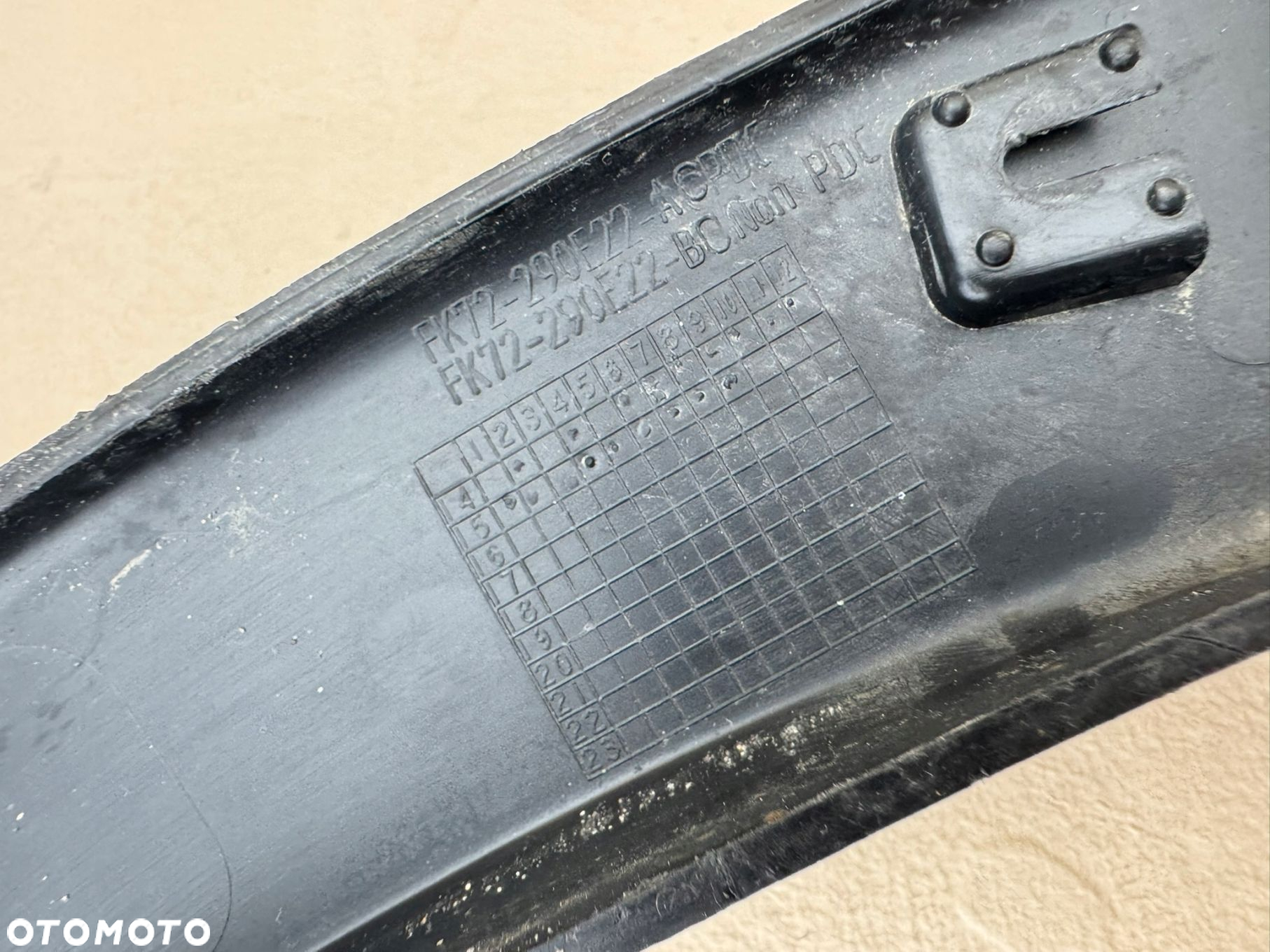 LAND ROVER DISCOVERY SPORT 14R- LISTWA BŁOTNIKA PRAWA TYLNA TYŁ FK72-290E22 - 16
