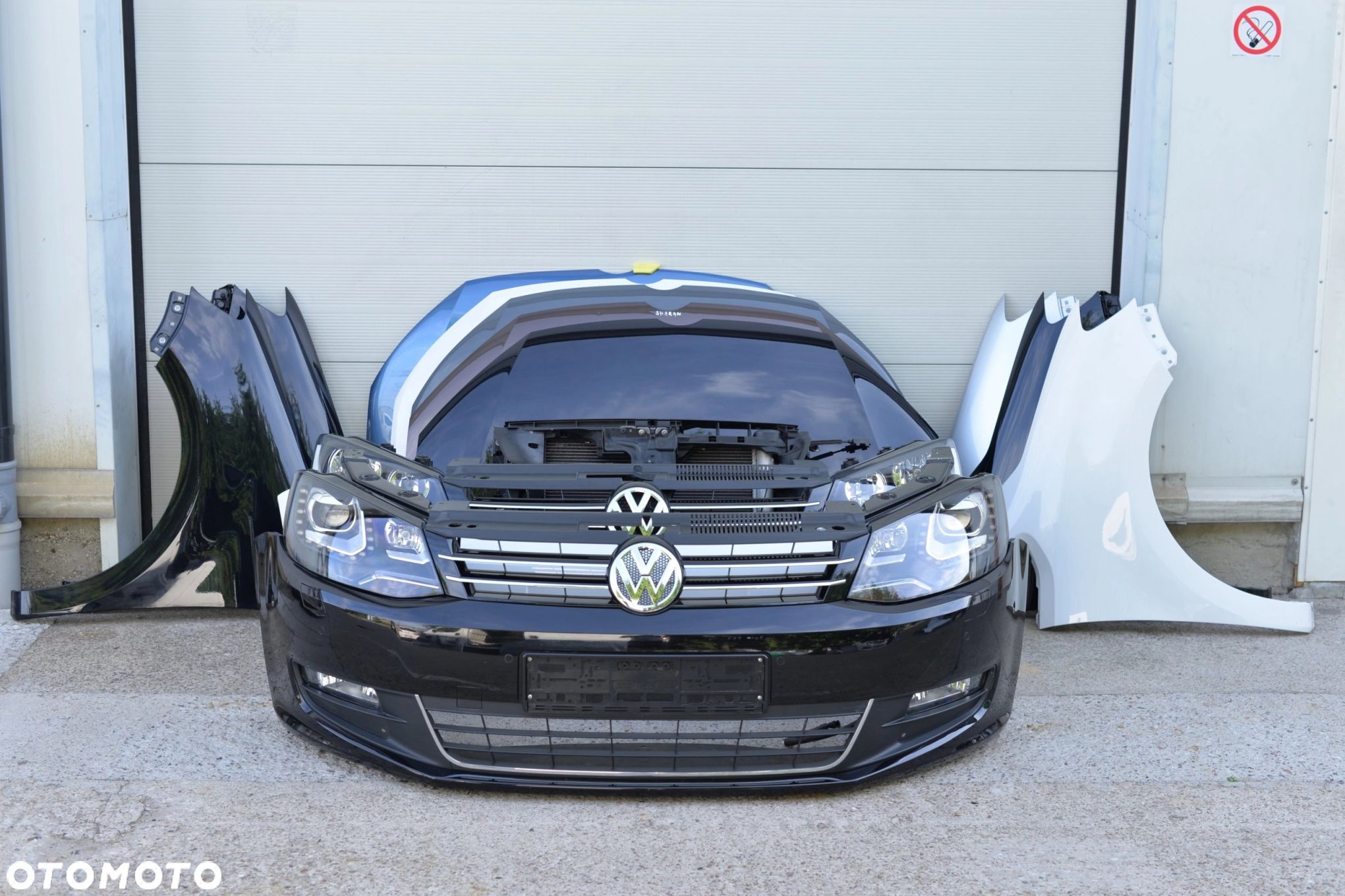 MASKA ZDERZAK GRILL BŁOTNIK LAMPA H7 XENON PAS BELKA VW SHARAN 10- 7N0 - 1