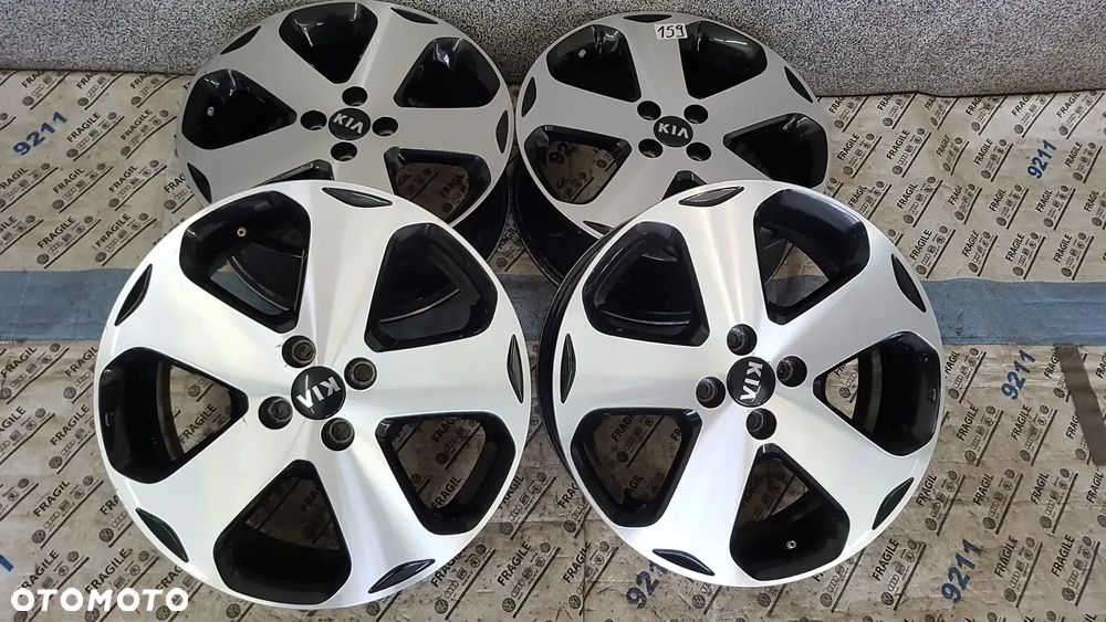 ALU FELGI ORYGINAŁ  KIA 4X100 6.5JX17 ET43  52910-1W400 - 1