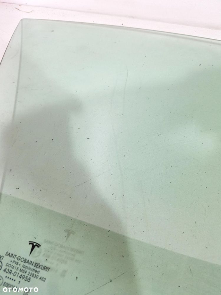 TESLA 3 SZYBA DRZWI PRZÓD PRZEDNICH PRAWA KLEJONA PODWÓJNA LAMINOWANA ORYG - 3