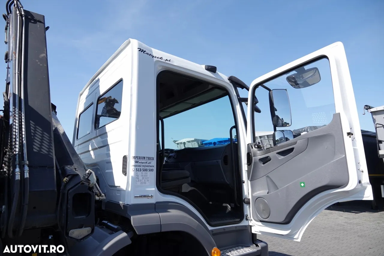 Mercedes-Benz AXOR 1829 / 4X2 / TRANSMISIE - 6 M / HDS HIAB 122 BS-3 / extensie: 10 M / CAPACITATE MAXIMA DE RIDARE 4 600 KG / MANUAL / RADIO CONTROL / ANVELOPE 100% / IMPORTAT - 31