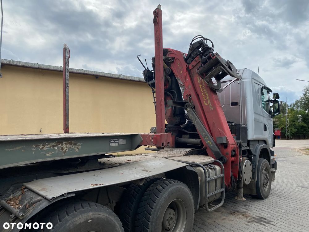 Scania R480 + HDS Epsilon Palfinger + naczepa dłużycowa - 3