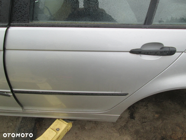DRZWI BMW E46 LEWY TYŁ SEDAN 354/7 TITANSILBER 98-