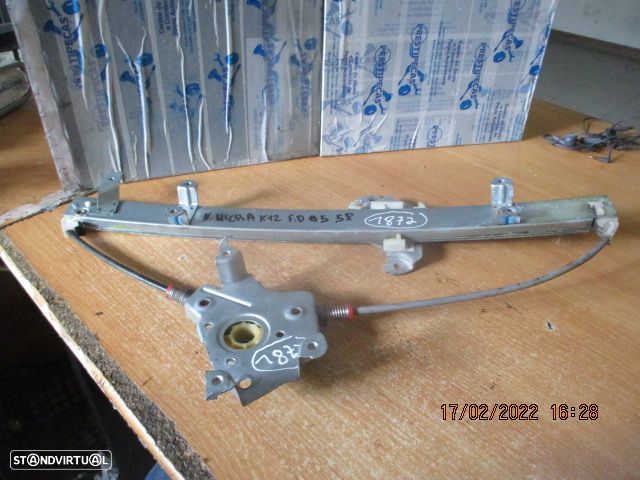 Elevador Sem Motor ELEVSM1872 NISSAN MICRA K12 2005 5P FD NISSAN MICRA 3 FASE 2  2005 1.2I 65CV 5P BRONZE FDRT - 1