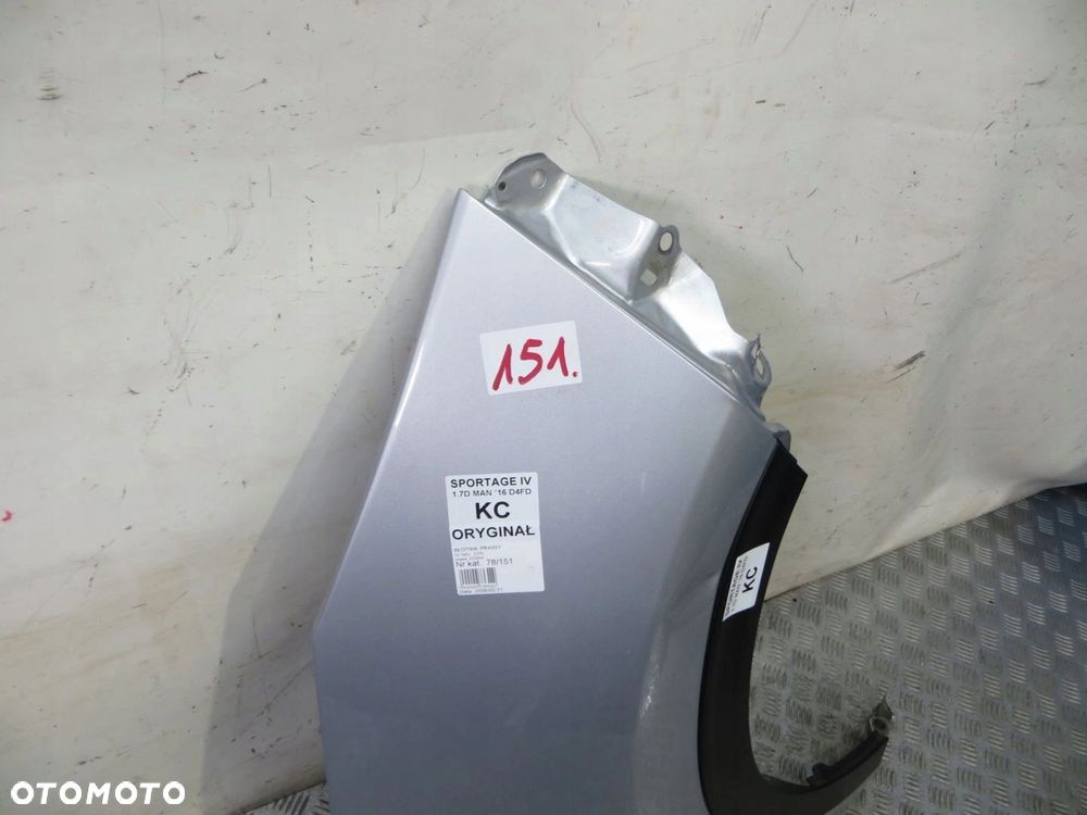 KIA SPORTAGE IV BŁOTNIK PRAWY PRZÓD KC 14- - 1