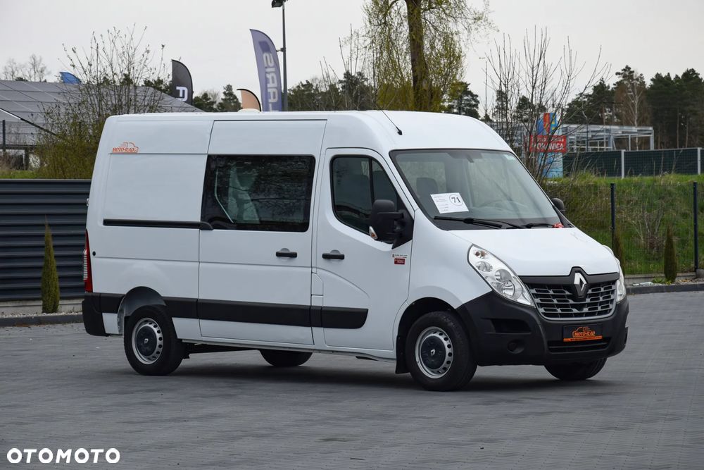 Renault MASTER / 2.3 - 150 KM / BRYGADÓWKA / DOKA / 7 OSOBOWY / DOSTAWCZE / BLASZAK / KLIMA / TEMPOMAT / SPROWADZONY - 3