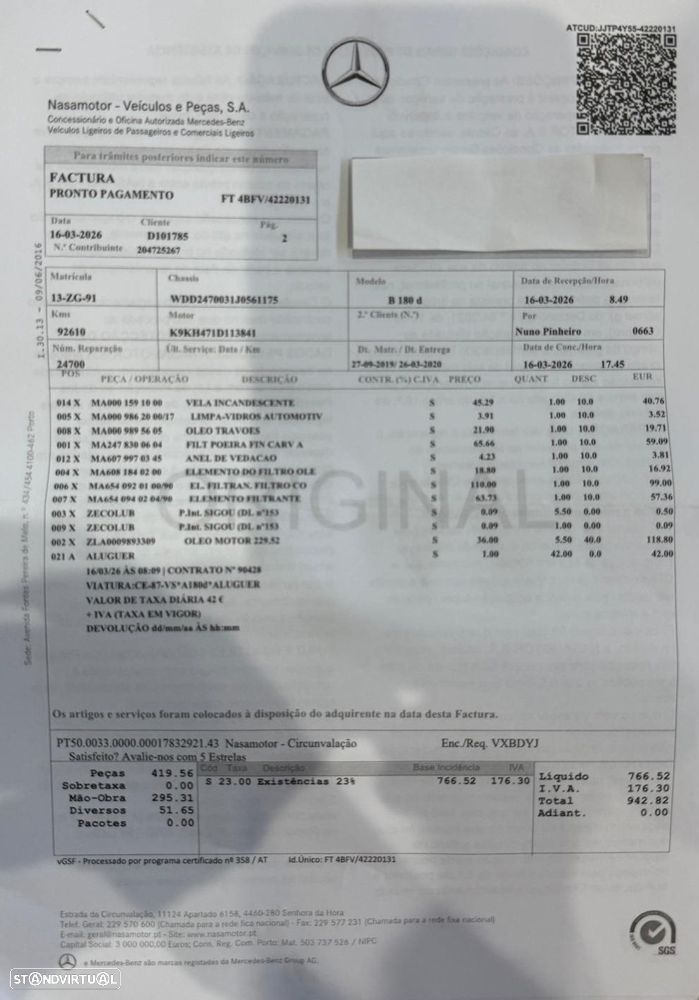 Mercedes-Benz B 180 d AMG Line Aut. - 42