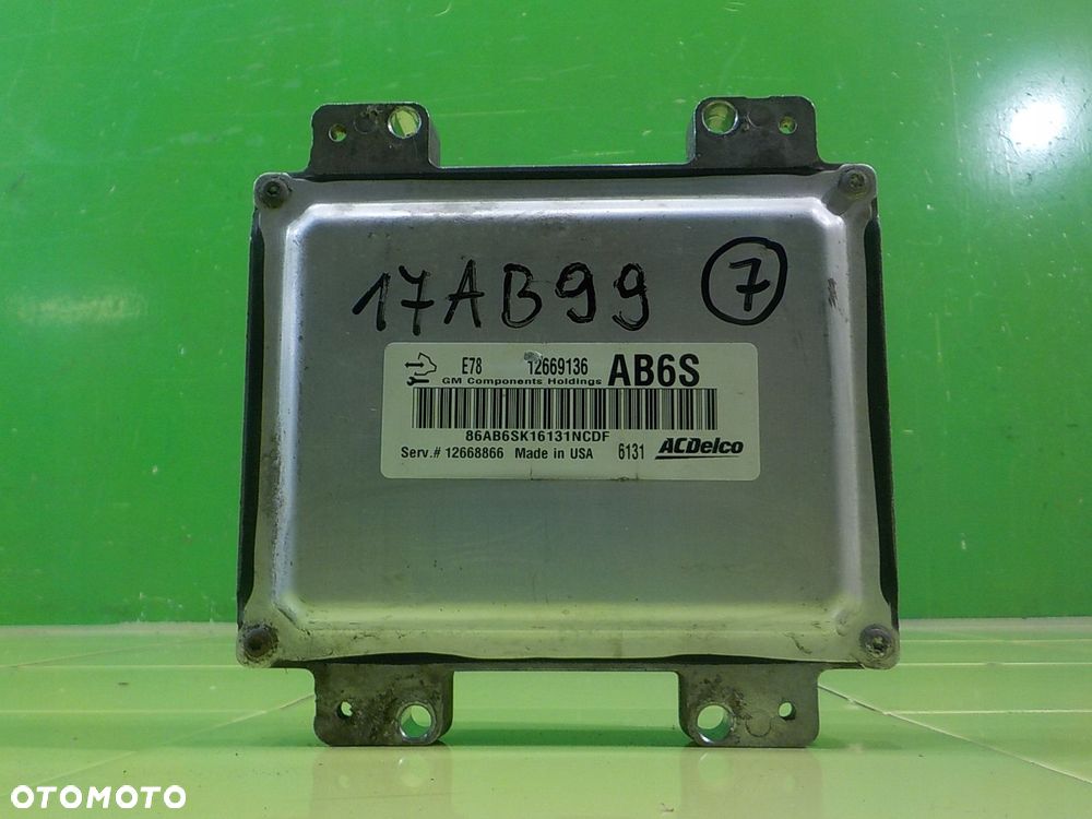 OPEL ASTRA J GTC 1.4T 16r 3D sterownik komputer silnika 12669136 12668866 - 2